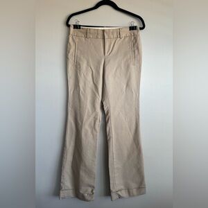 Banana Republic The Martin Fit Tan Dress Pant Slacks Size 4 Stretch
